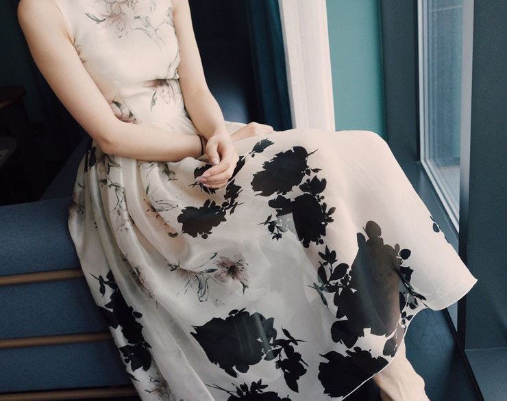 silk organza dress fabric