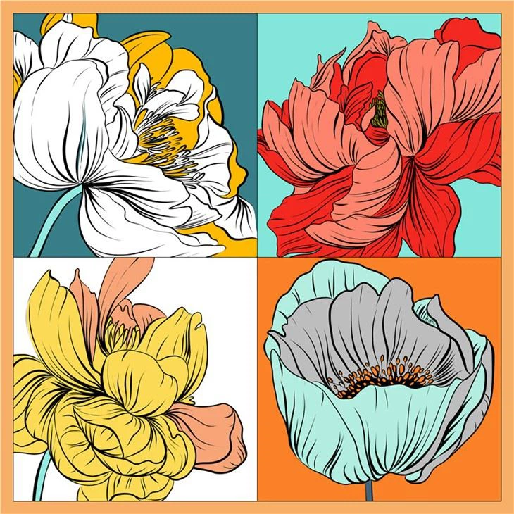 100% Silk Scarf