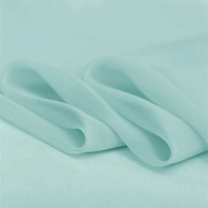 Baby Blue Silk Chiffon