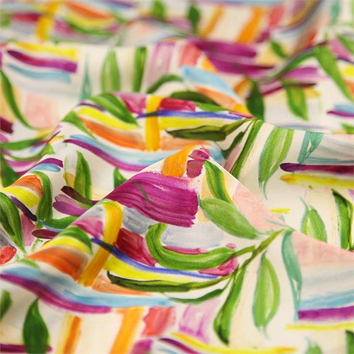 Patterned Fabric Silk