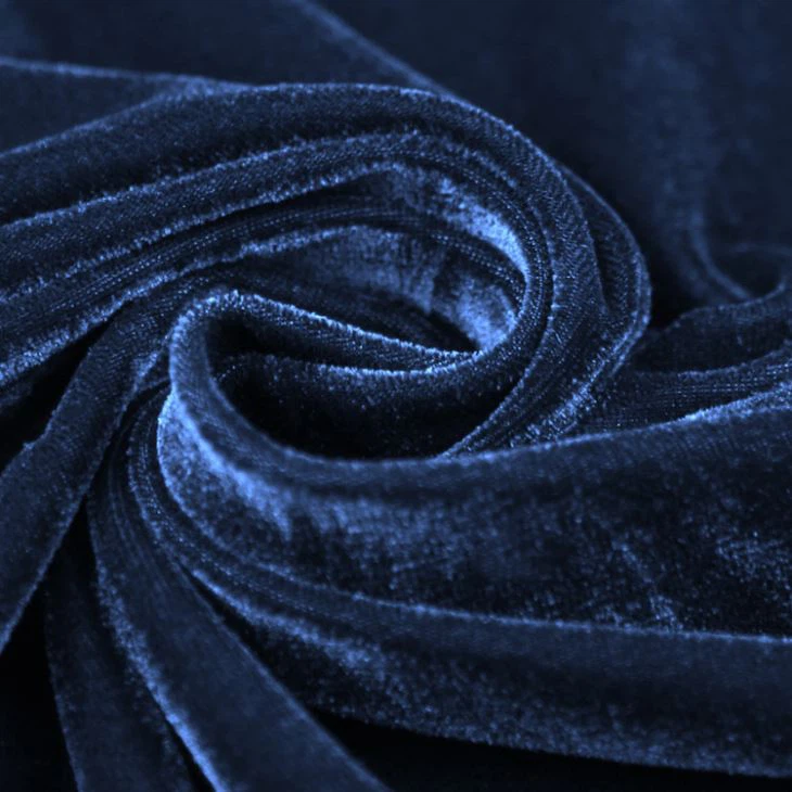 Polyester Velvet Upholstery Fabric